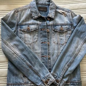 Articles Of Society Light Wash Denim Jacket with light distressing. Worn once.